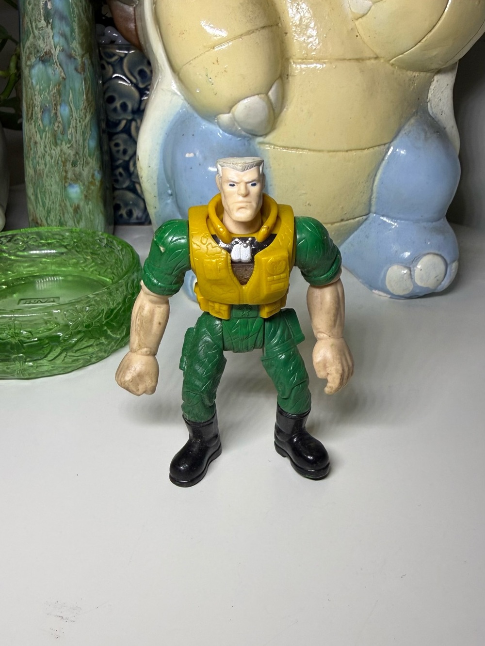 Vintage 1980s Burger King Small Soldiers Chip Hazard Action Figure